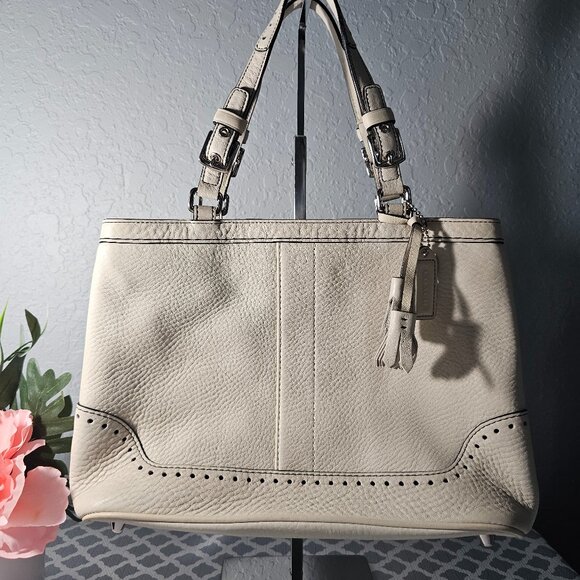 Coach Hampton Pebbled Leather Tassel Purse 5055 – COA – Excellent Used Condition - Picture 1 of 14